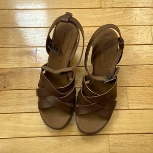 NWOT Timberland Ortholite Leather Sandals